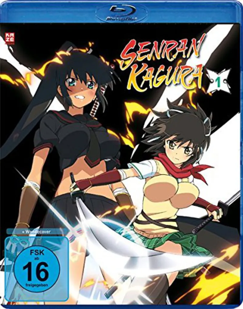 Senran Kagura - Bundle - Vol. 1 bis 4 - BD - Komplett
