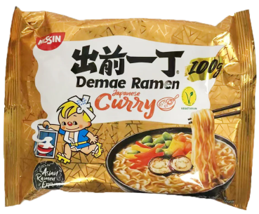 Instant-Nudeln - Demae Ramen mit japanischem Curry von Nissin