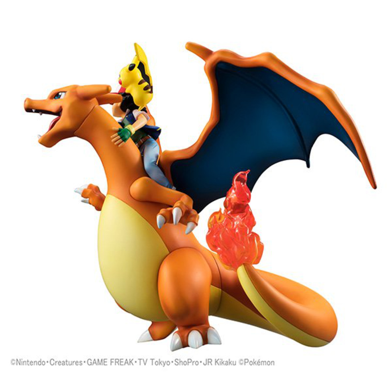 Ash Ketchum mit Pikachu und Glurak - Megahouse G.E.M. Series
