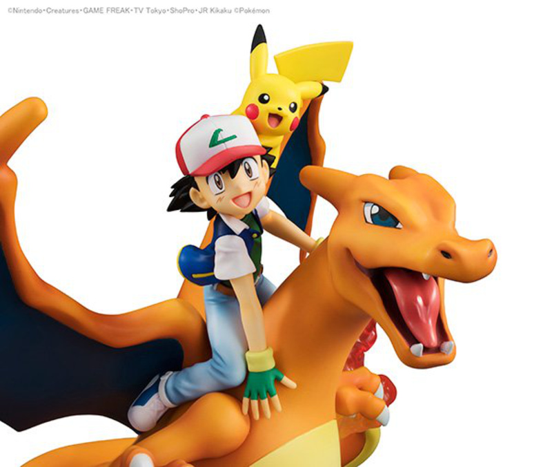 Ash Ketchum mit Pikachu und Glurak - Megahouse G.E.M. Series