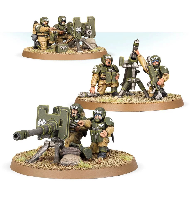 Astra Militarum Cadian Heavy Weapon Squad - Warhammer 40.000