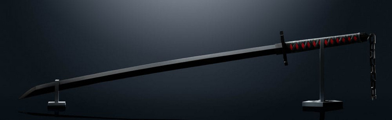 Tensazangetsu Schwert - Bleach - Proplica Replik 1/1 - Bandai Tamashii Nations