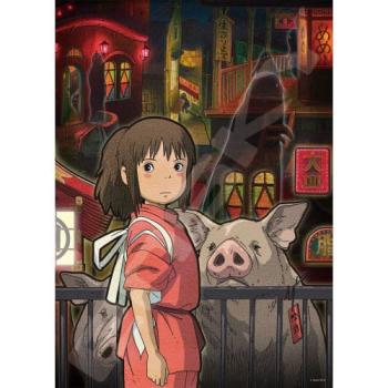 Chihiros Reise ins Zauberland - Puzzle Stained Glass - The Other Side of the Tunnel (500 Teile) - Ensky