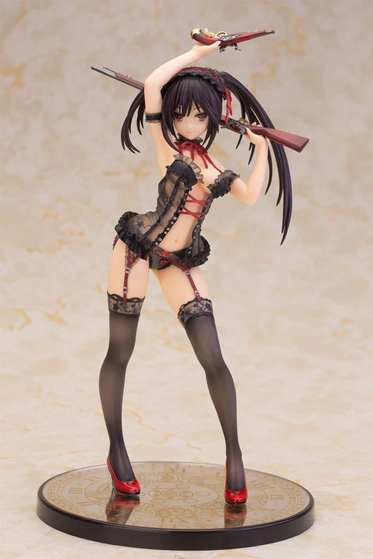 Kurumi Tokisaki - Date A Live - Statue 1/7 - Lingerie Ver. Black - Alphamax