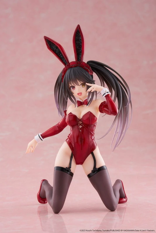 Kurumi Tokisaki - Date A Live V PVC - Desktop Cute Figure - Bunny Ver. - Taito Prize