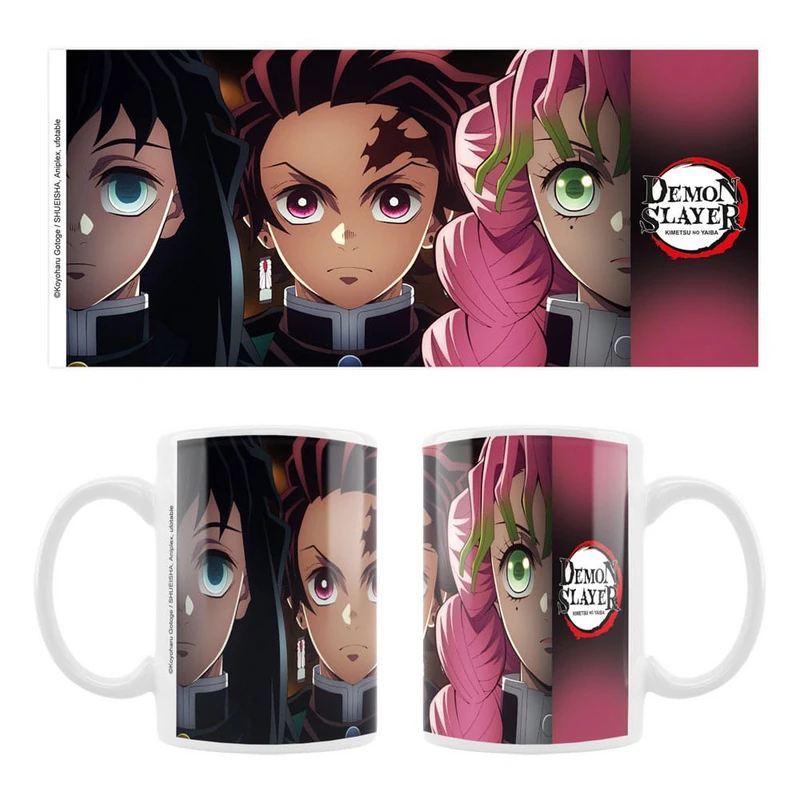 Tanjiro, Mitsuri, Muichiro - Demon Slayer: Kimetsu no Yaiba - Keramiktasse - Sakami Merchandise