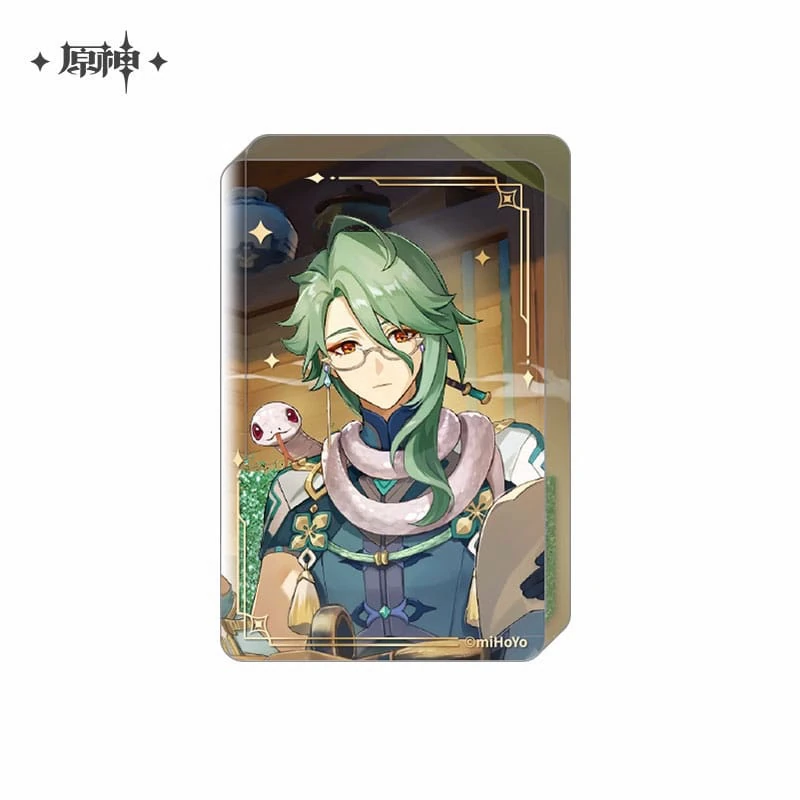 Genshin Impact Acryl Ornament mit Glitzer: Baizhu 8, - MiHoYo