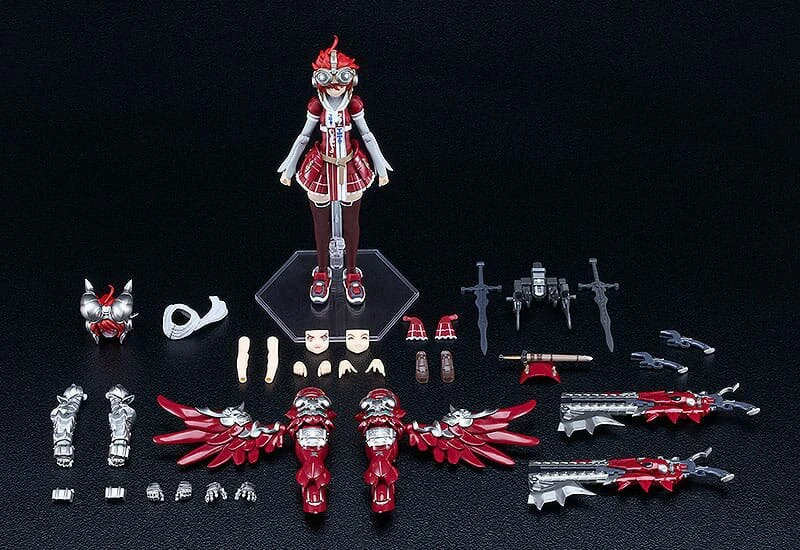 Godwing Dragon Knight Ren Fire Dragon - Godzorder Plamax - Max Factory