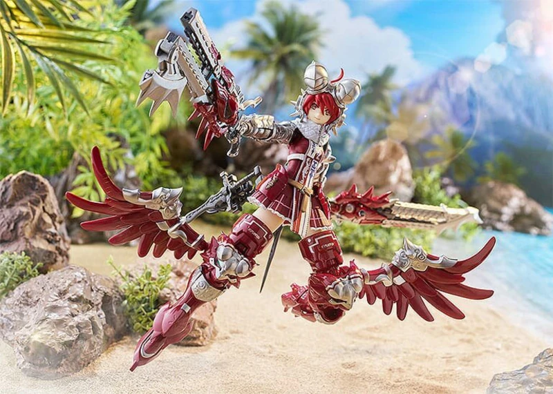 Godwing Dragon Knight Ren Fire Dragon - Godzorder Plamax - Max Factory