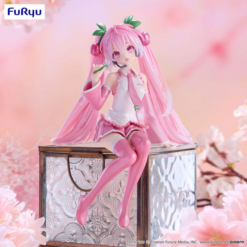 Sakura Miku - Hatsune Miku - Noodle Stopper - 2024 Pearl Color Ver. - Furyu