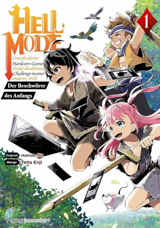 Hell Mode: Unterforderter Hardcore-Gamer findet die ultimative Challenge in einer anderen Welt - Der Beschwörer des Anfangs - Manga Jam Session - Band 01