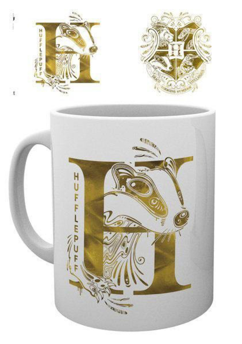Hufflepuff Monogram - Harry Potter - Tasse - GB Eye