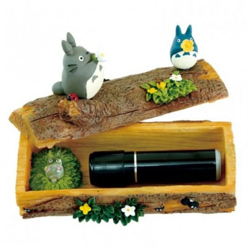 Totoro mit Trumpete - Mein Nachbar Totoro - Diorama / Aufbewahrungsbox - Semic