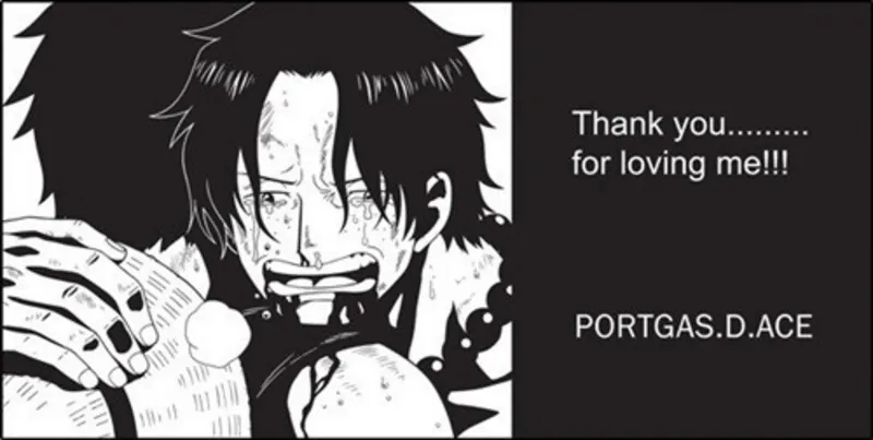 Monkey D. Luffy - Portgas D. Ace - One Piece - Dekotuch