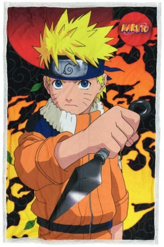 Naruto Fleecedecke 100 x 150 cm - Halantex