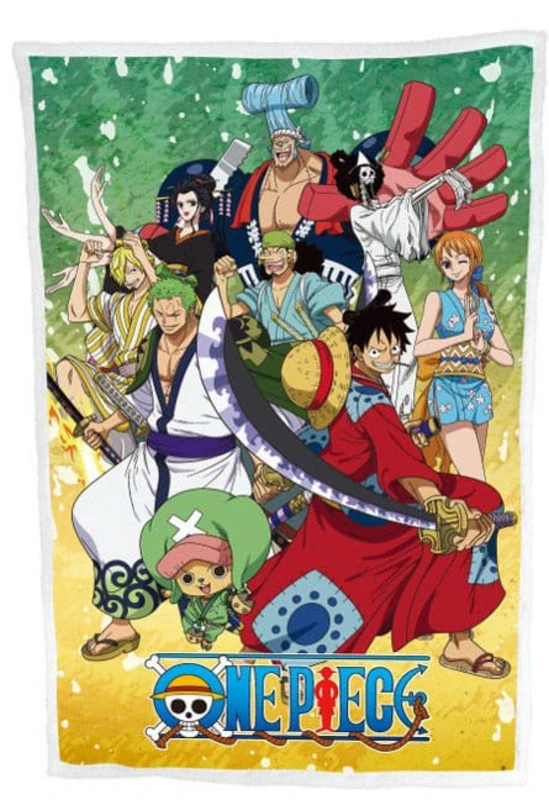 One Piece - Fleecedecke Ver. 2 - 100 x 150 cm - Halantex