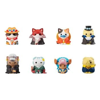 Lucky Box - One Piece Mega Cat Project Sammelfiguren NyanPieceNyan! I'm gonna be king of Paw-rates Vol. 1 - Megahouse