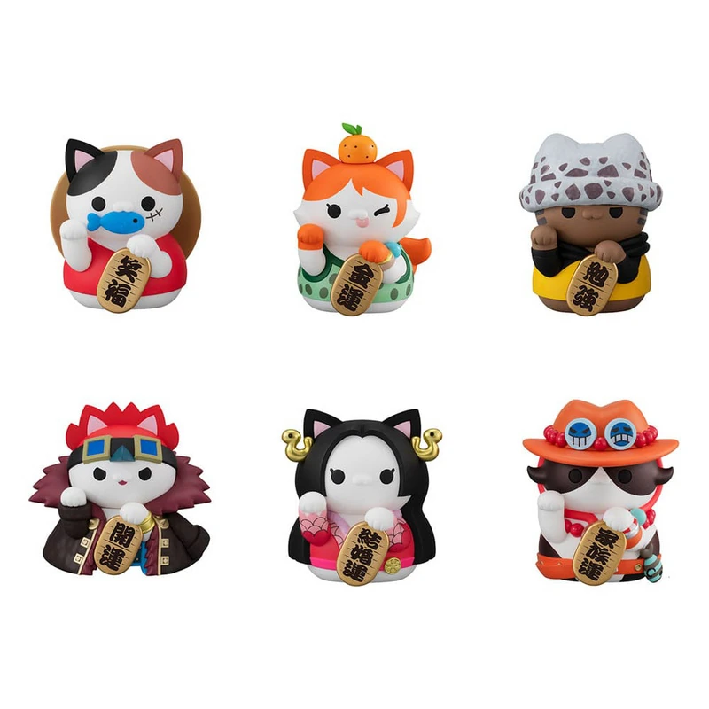 Lucky Box - One Piece Mega Cat Project - Sammelfiguren - NyanPieceNyan! Beckoning cat Lucky Cat Pirates - Megahouse
