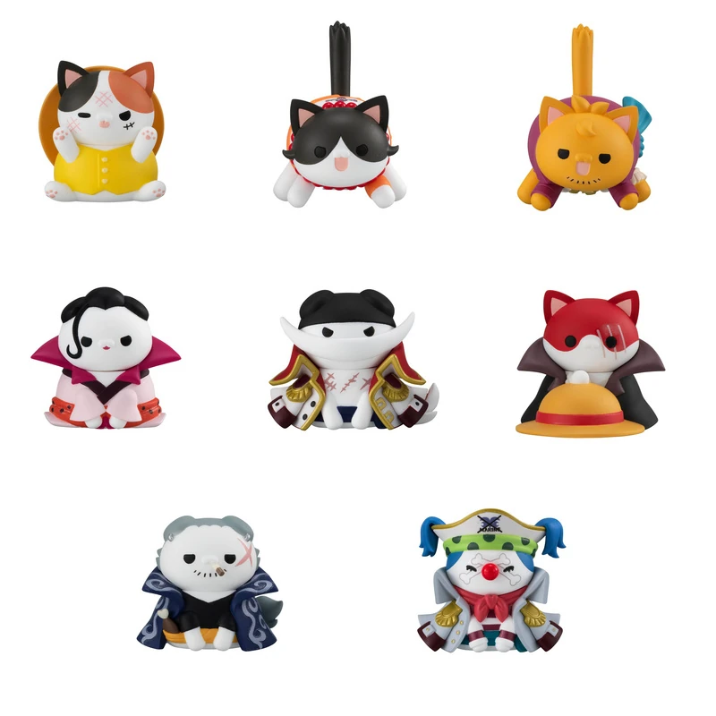Lucky Box - One Piece: Mega Cat Project - Sammelfiguren NyanPieceNyan! - Luffy & Paramount War of Marineford Ver. - Megahouse