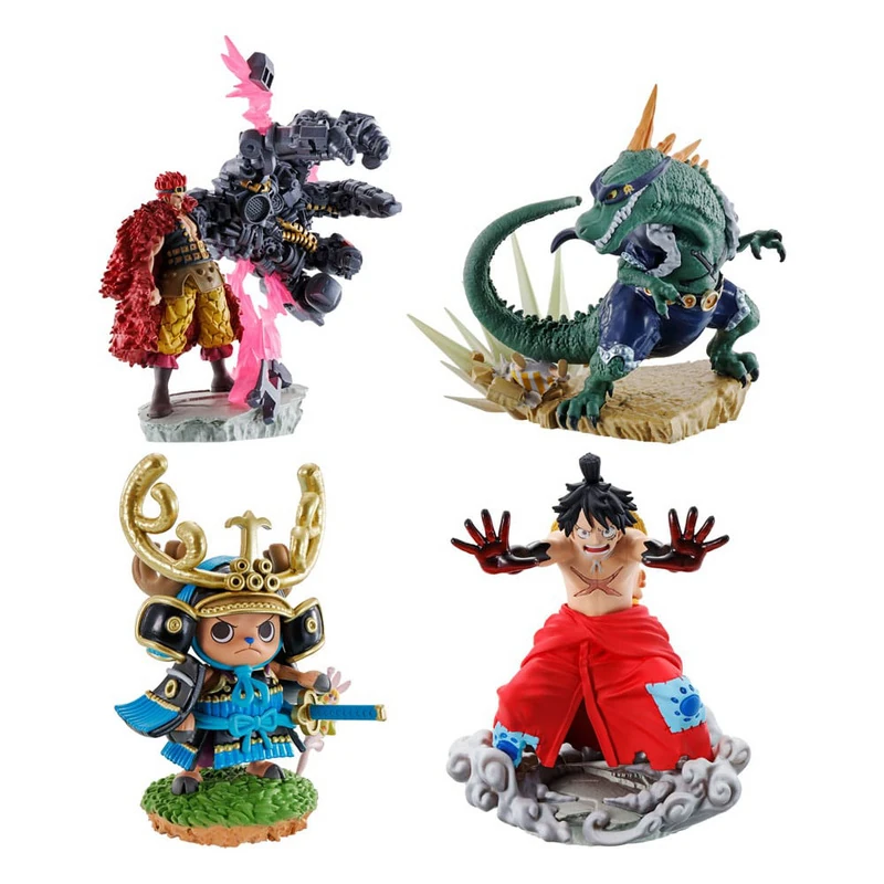 Lucky Box - One Piece - Petitrama - Mini-Statue - Logbox Re Birth Wanokuni Vol. 2 Set - Megahouse