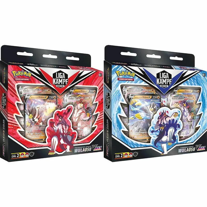 Pokemon TCG - Fokussierter Stil & Fließender Stil Wulaosu VMAX Lucky Box - deutsch 