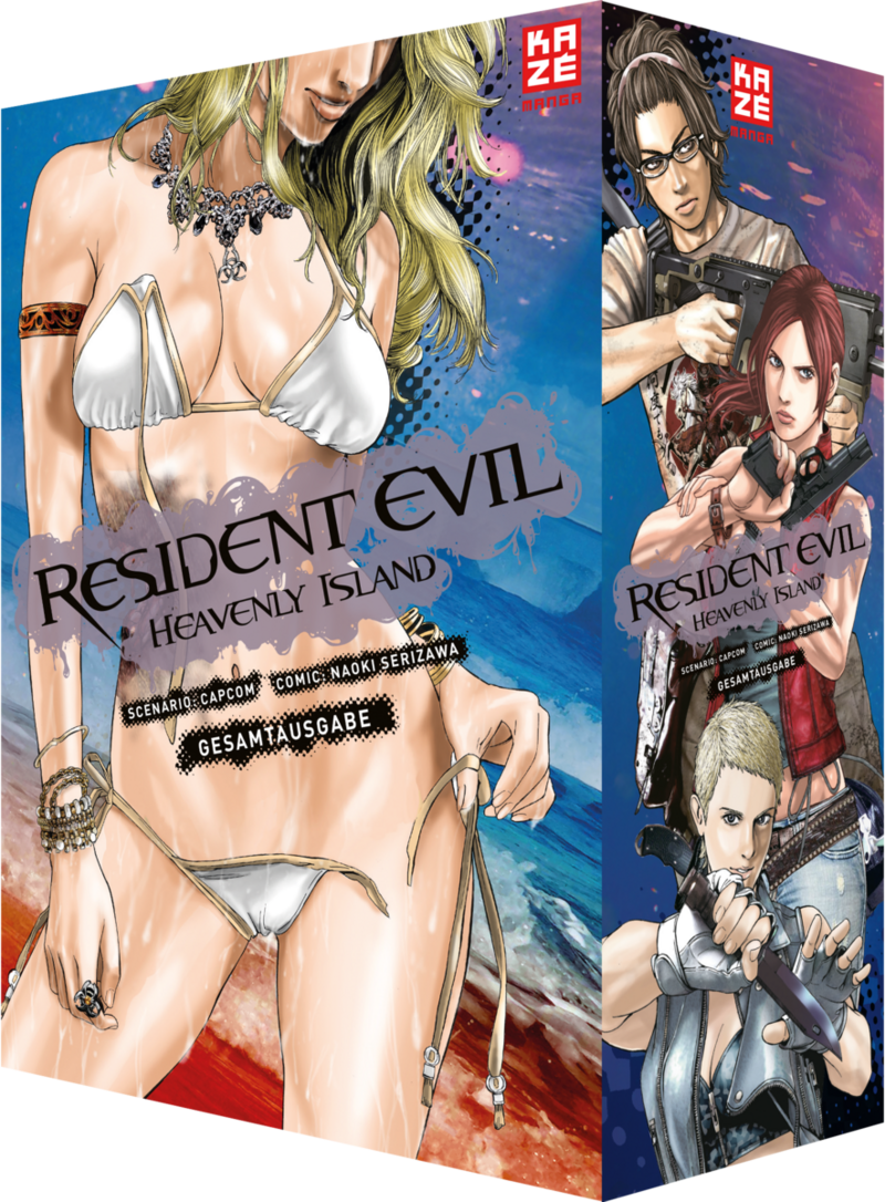 Resident Evil – Heavenly Island – - Kaze - Box: Gesamtausgabe (Band 01 - 05)