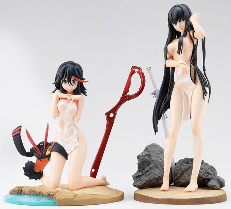 Ryuko Matoi und Satsuki Kiryuin Set - Kill la Kill Onsen Sanmai Amakuni / Hobby Japan