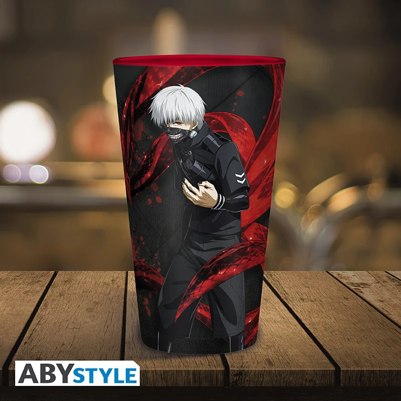 Tokyo Ghoul - Kaneki & Mask XXL Glas - 400ml - AbyStyle