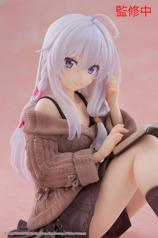 Elaina - Wandering Witch: The Journey of Elaina - Desktop Cute Figure - Casual Clothes Ver. - Taito Prize