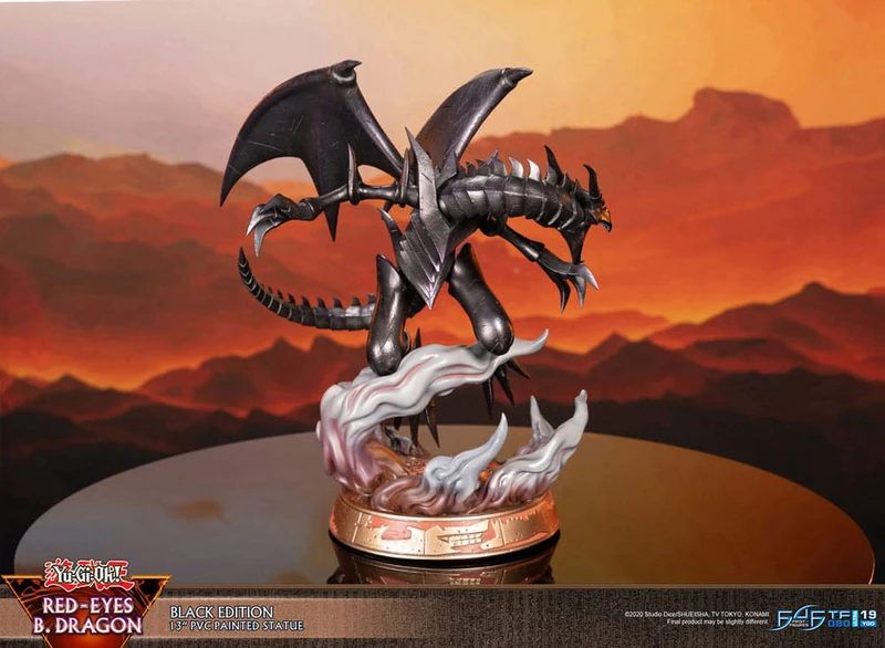 Red-Eyes B. Dragon - Yu-Gi-Oh! - Black Colour - First 4 Figures