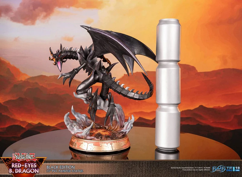 Red-Eyes B. Dragon - Yu-Gi-Oh! - Black Colour - First 4 Figures