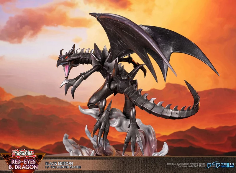 Red-Eyes B. Dragon - Yu-Gi-Oh! - Black Colour - First 4 Figures