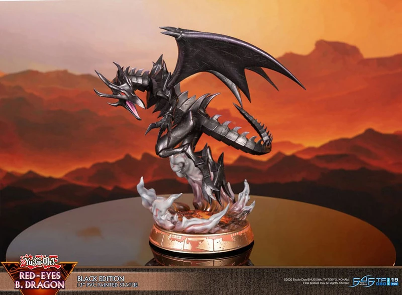 Red-Eyes B. Dragon - Yu-Gi-Oh! - Black Colour - First 4 Figures