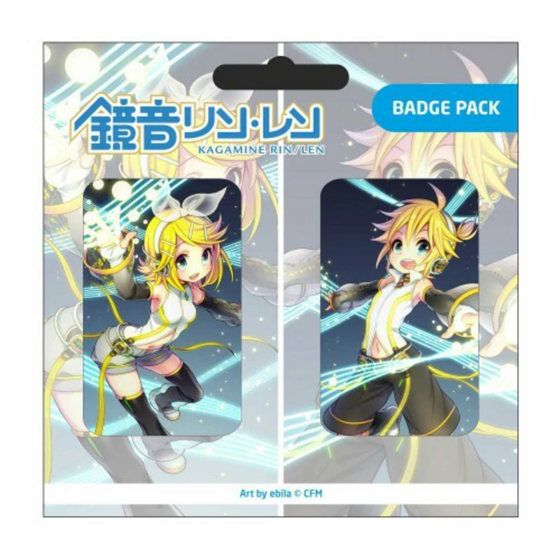 Rin & Len Button-Set (Art by Masami ebila) - Pop Buddies