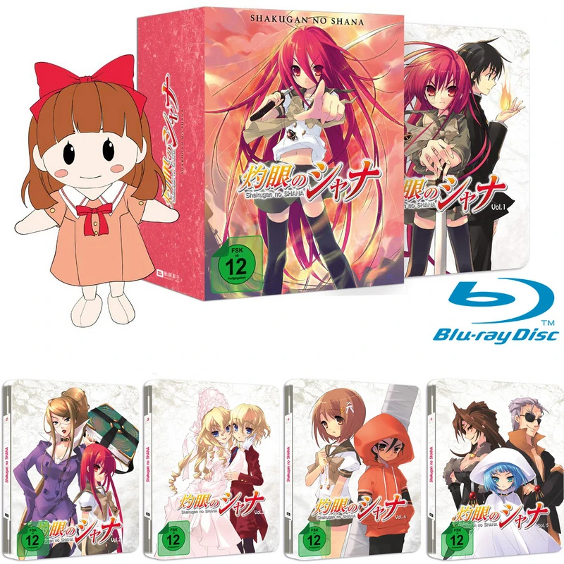 Shakugan no Shana - Staffel 1 - Vol.1 bis Vol.5 - [Blu-ray] mit Sammelschuber - Steeledition