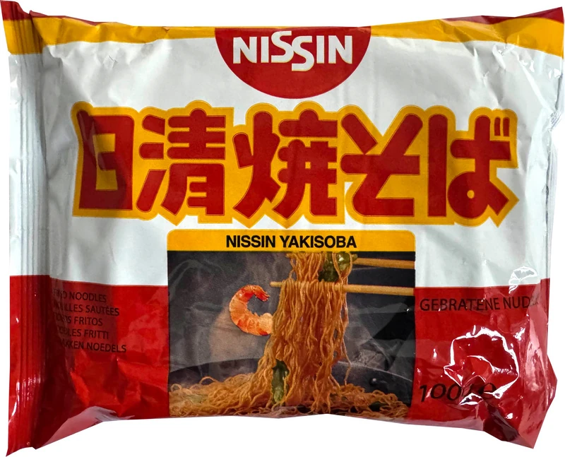 Japanische gebratene Instant-Nudeln von Nissin