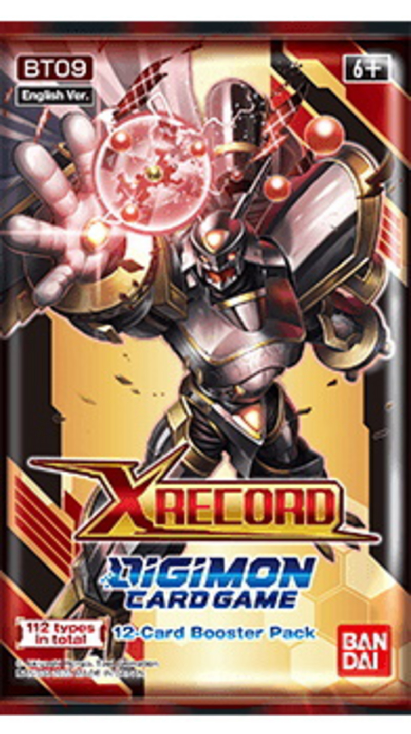 X Record (BT-09) - Digimon Card Game - Booster Packung- Englisch (12 Karten)