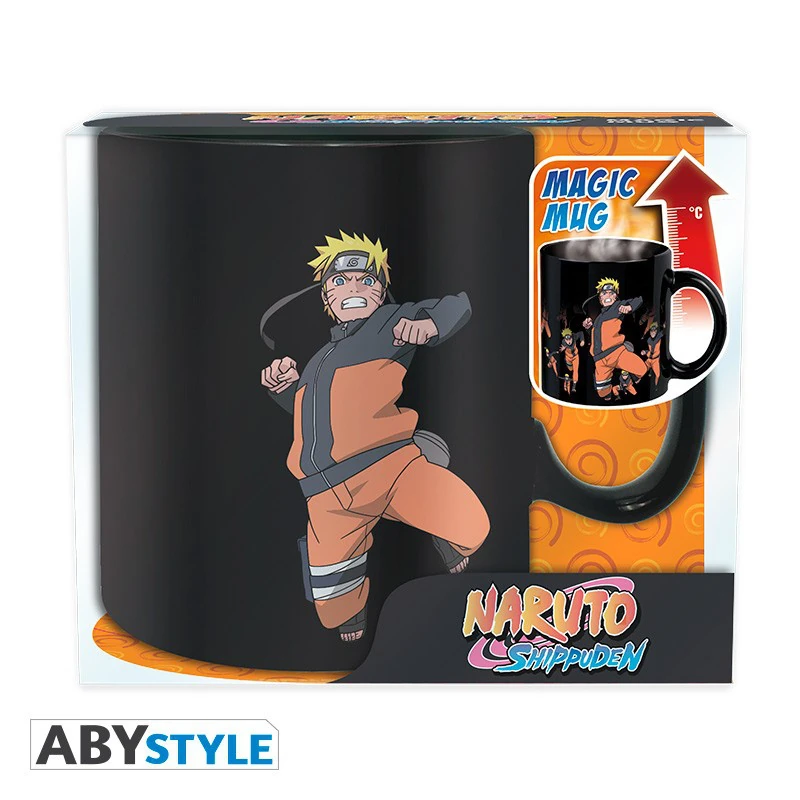 Schattendoppelgänger - Naruto Shippuden - Hot & Cold - 460 ml Farbwechseltasse von ABYStyle