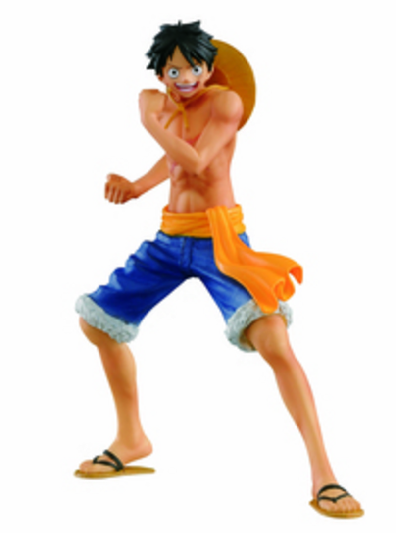 Monkey D. Ruffy - blaue Farbversion - One Piece The Naked -2017 One Piece Body Calendar- Vol.5