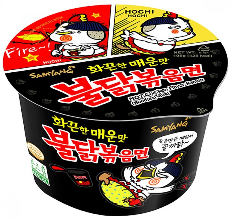 Cup-Nudeln - Hot Chicken Ramen - Big Bowl von SamYang