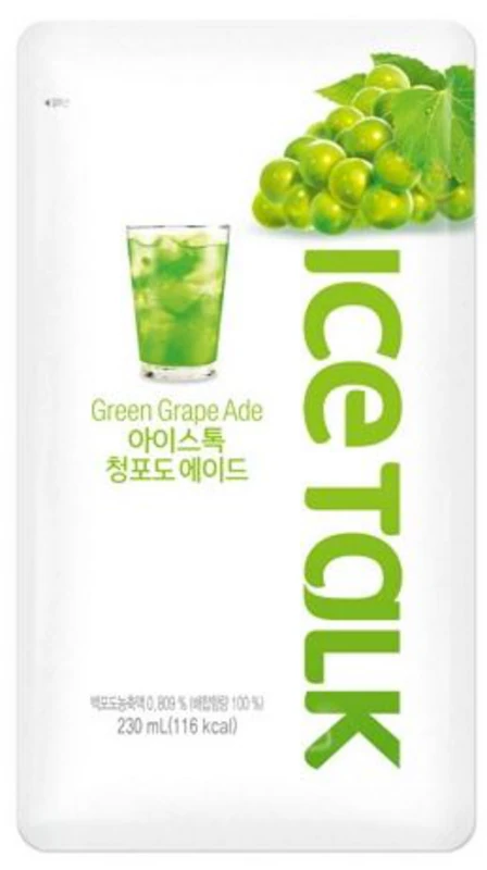 Koreanisches Eisteegetränk mit Traube von IceTalk [EINWEG]