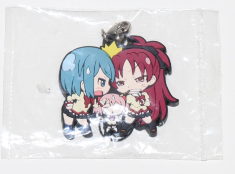 Miki Sayaka - Kaname Madoka - Tomoe Mami - Puella Magi Madoka Magica - Rubber Schlüsselanhänger