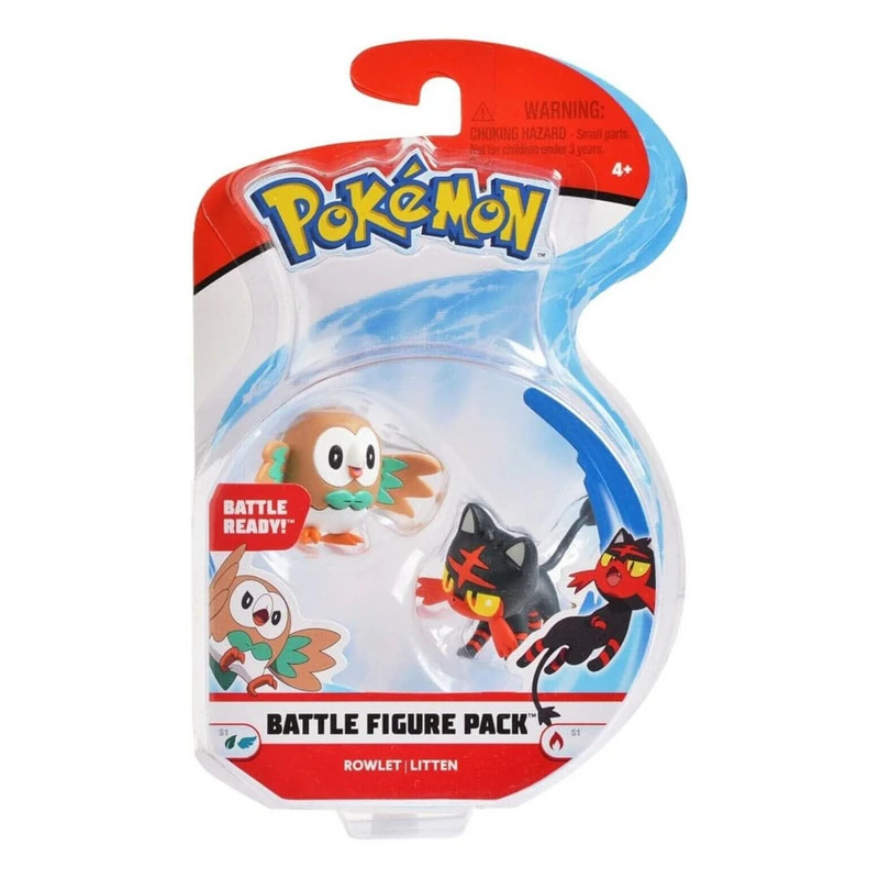 Bauz & Flamiau - Pokémon - Battle Figure Pack - Jazwares