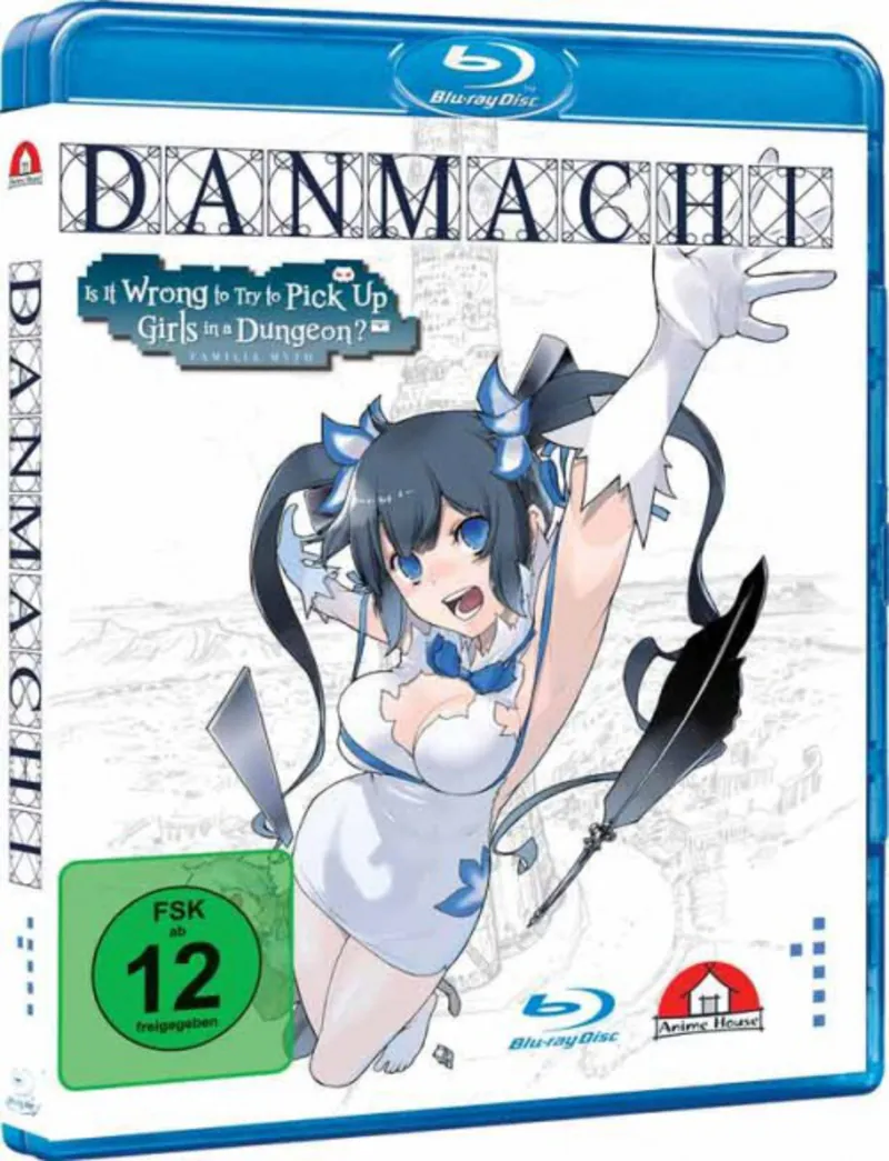 DanMachi - Blu-ray / BD Bundle Vol. 1 bis 4 - KOMPLETT