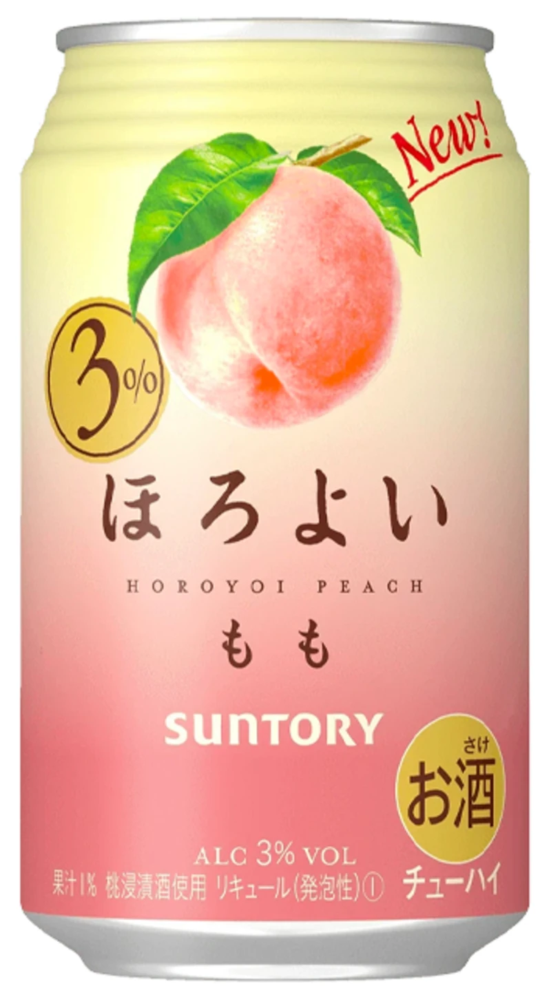 Horoyoi Cocktail mit Pfirsich (3%Alc.) von Suntory