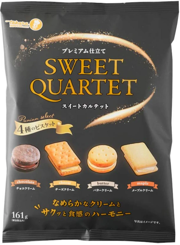 Japanische Keksmischung Sweet Quartet von Takara