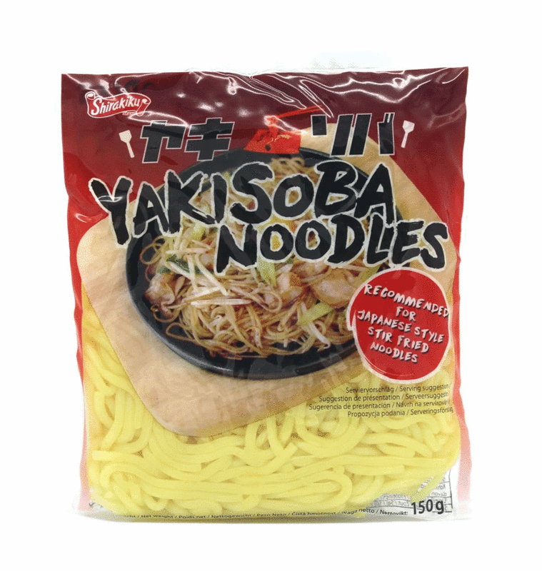 Frische Yakisoba Nudeln zum Braten von Shirakiku