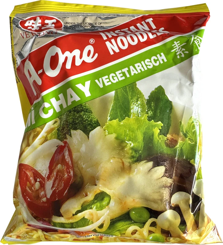 Instant-Nudeln mit Gemüse (Vegetarisch) von A-ONE