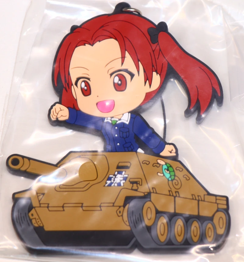 Girls und Panzer - Kadotani Anzu im Hetzer Jagdpanzer - Rubber-Anhänger 