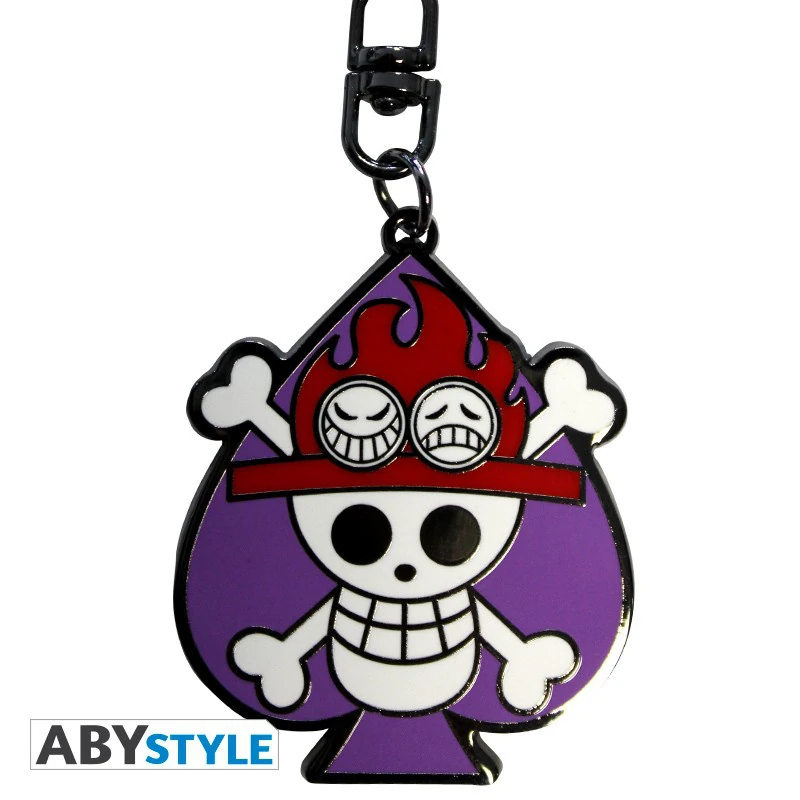 One Piece - Skull Ace - Metal Schlüsselanhänger - ABYStyle
